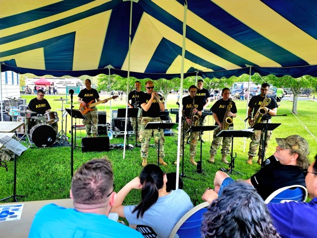 Army Reserve’s 204th Army Band performs during 2024 Fort McCoy Armed Forces Day Open House