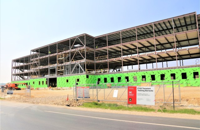 May 2024 barracks construction operations at Fort McCoy