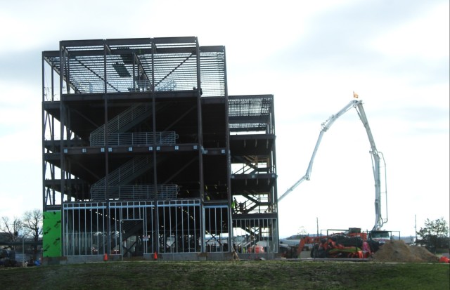 April 2024 barracks construction operations at Fort McCoy
