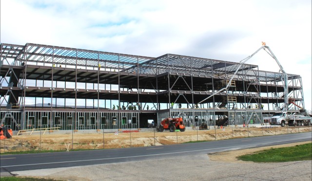 April 2024 barracks construction operations at Fort McCoy
