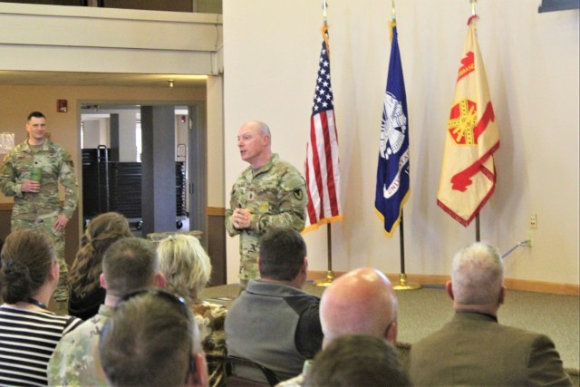 Fort McCoy Garrison leadership holds second town hall meeting for workforce members for 2024