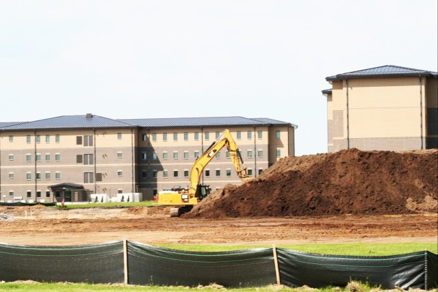 Groundwork for construction of a fourth, $27.3 million barracks project underway at Fort McCoy