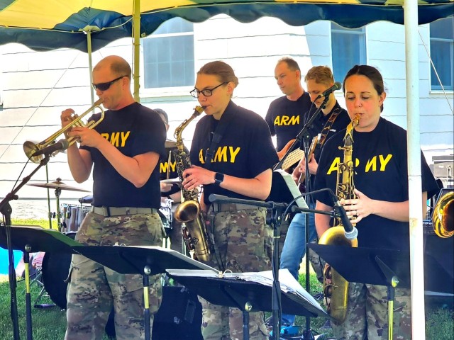 Army Reserve’s 204th Army Band performs during 2024 Fort McCoy Armed Forces Day Open House