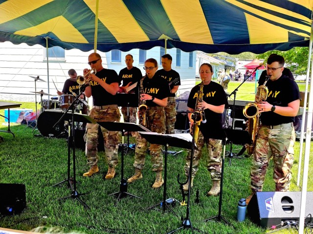 Army Reserve’s 204th Army Band performs during 2024 Fort McCoy Armed Forces Day Open House
