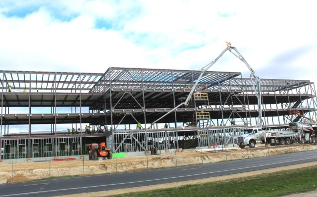 April 2024 barracks construction operations at Fort McCoy
