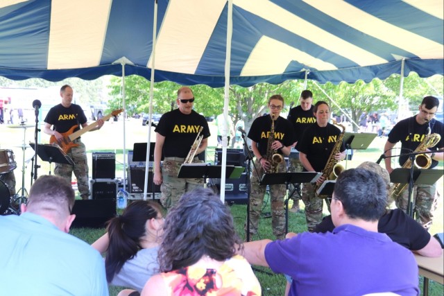 Army Reserve’s 204th Army Band performs during 2024 Fort McCoy Armed Forces Day Open House