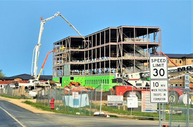 May 2024 barracks construction operations at Fort McCoy
