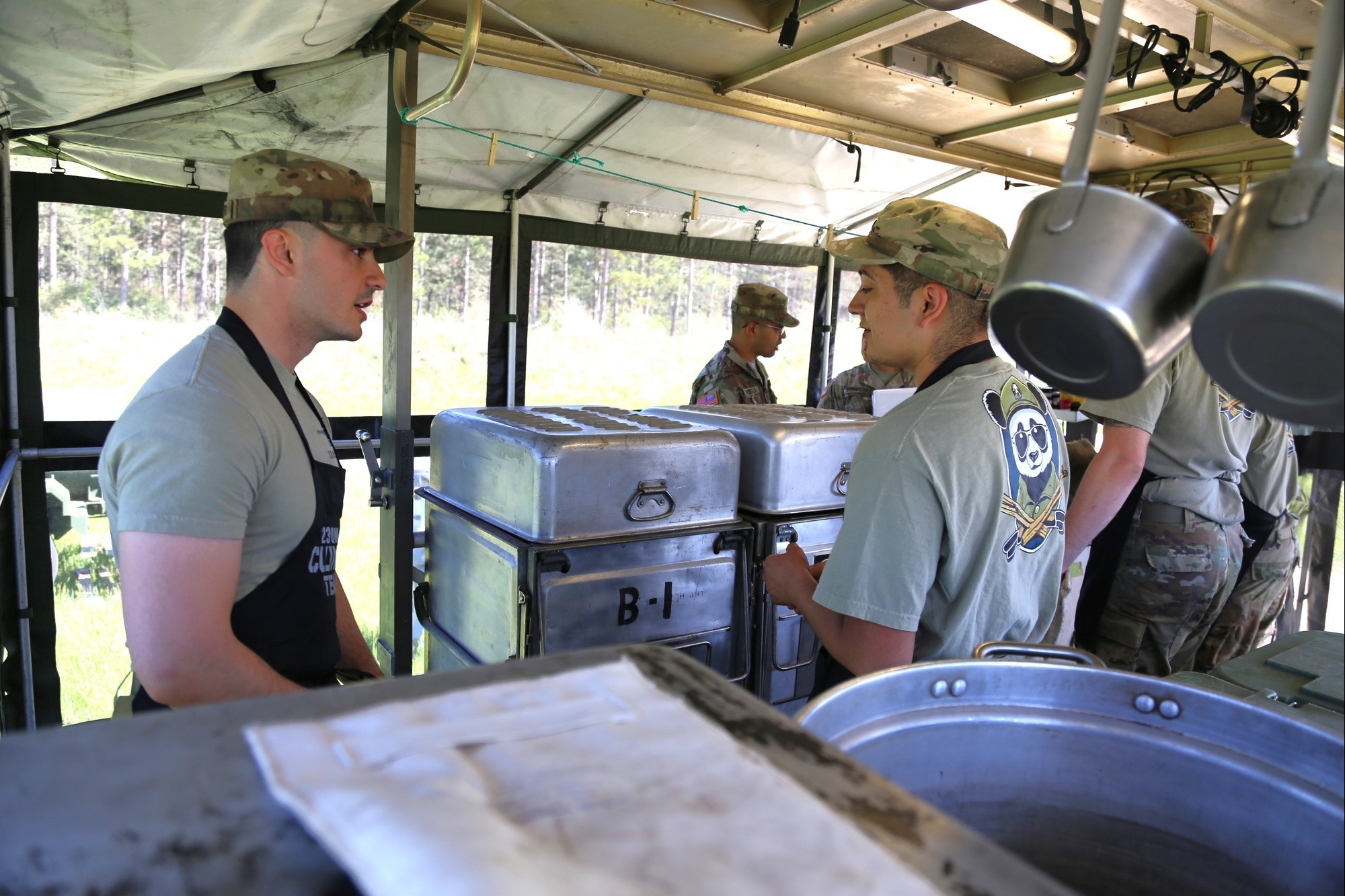 Culinary specialists with 238th Quartermaster (Field Feeding) Company ...