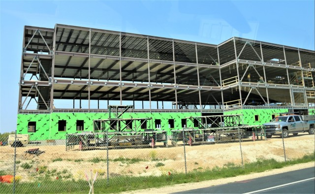 May 2024 barracks construction operations at Fort McCoy