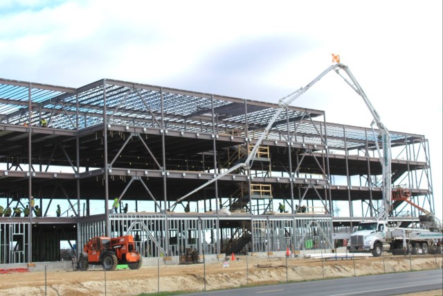 April 2024 barracks construction operations at Fort McCoy