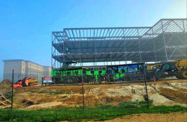 May 2024 barracks construction operations at Fort McCoy