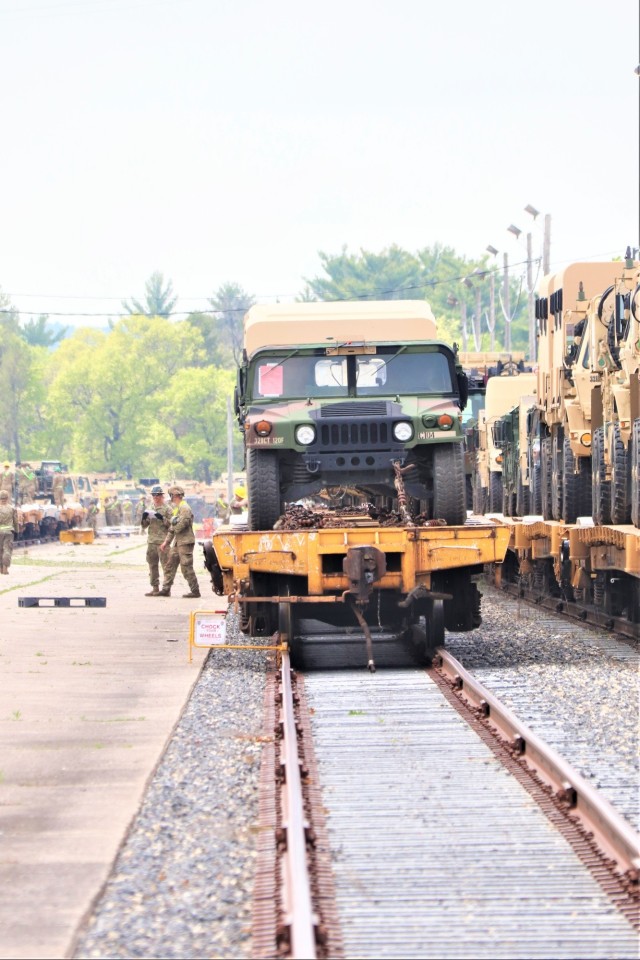 Fort McCoy’s first rail movement of 2024 is largest Wisconsin National Guard rail op in decades