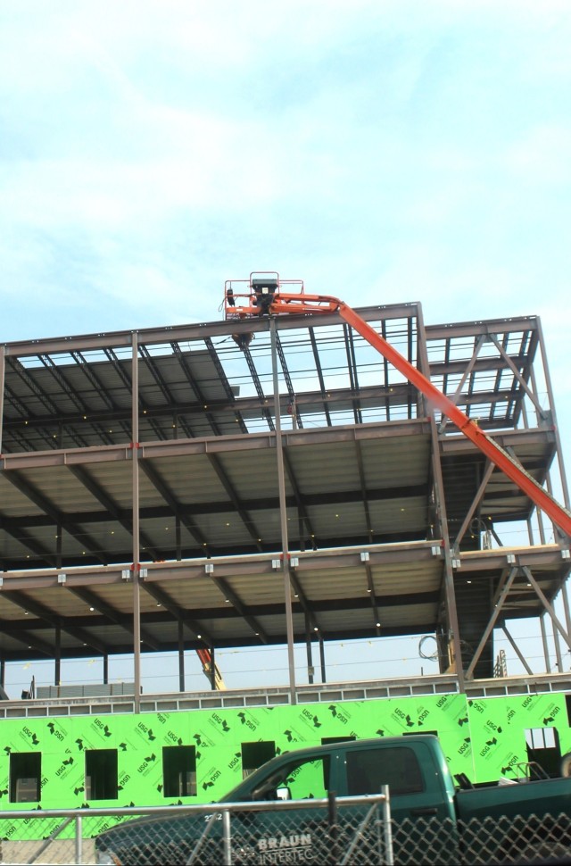May 2024 barracks construction operations at Fort McCoy