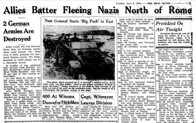80th Anniversary of D-Day: ‘On to Paris’ was battle cry by those cheering start of invasion at Camp McCoy
