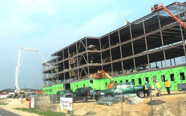 May 2024 barracks construction operations at Fort McCoy