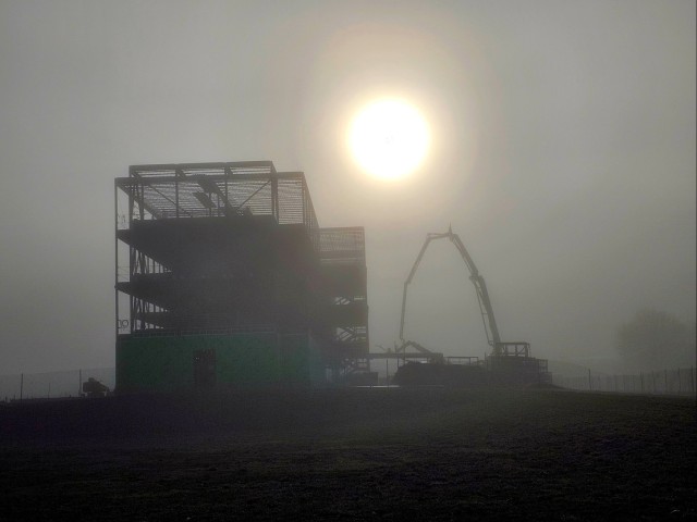 May 2024 barracks construction operations at Fort McCoy