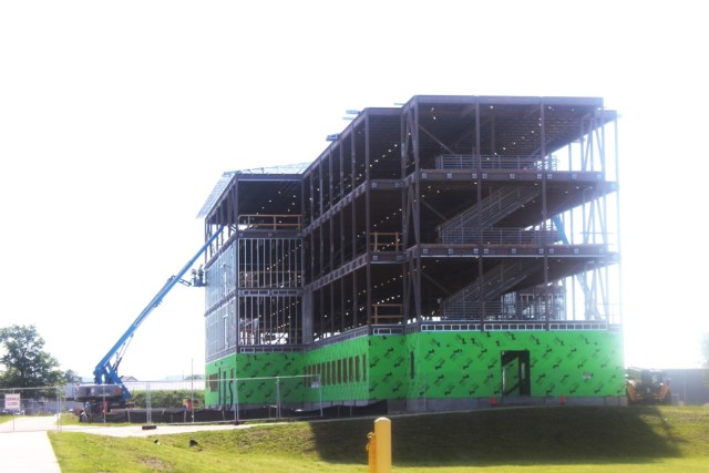 May 2024 barracks construction operations at Fort McCoy