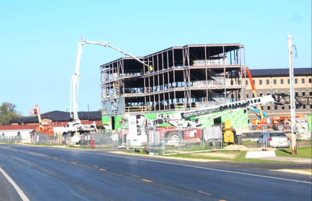 May 2024 barracks construction operations at Fort McCoy