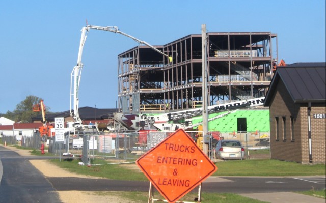 May 2024 barracks construction operations at Fort McCoy