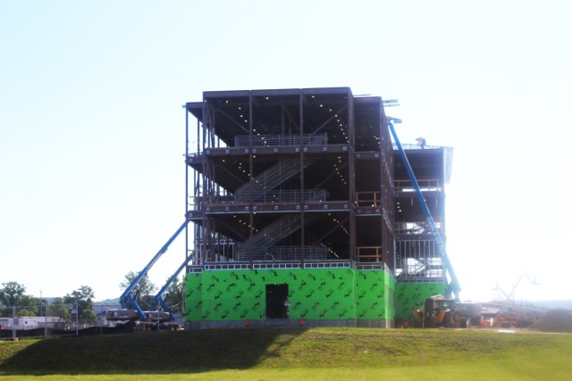 May 2024 barracks construction operations at Fort McCoy