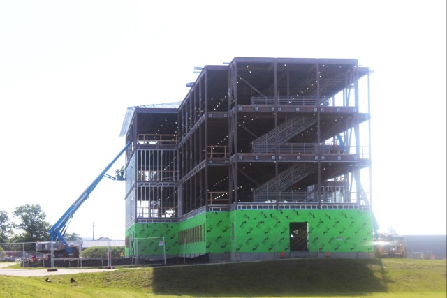 May 2024 barracks construction operations at Fort McCoy