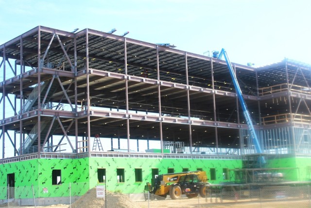 May 2024 barracks construction operations at Fort McCoy