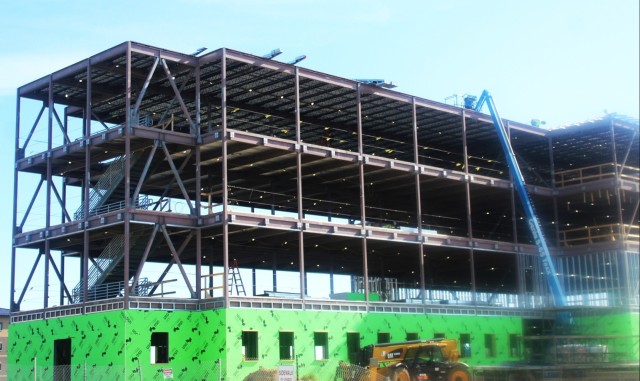 May 2024 barracks construction operations at Fort McCoy