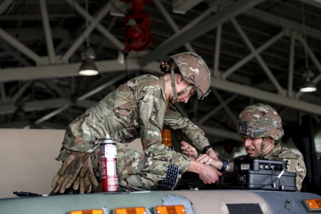 More than 5,000 Soldiers have arrived at the Joint Readiness Training Center on Fort Johnson, Louisiana, to take part in a month-long training exercise led by the 32nd Infantry Brigade Combat Team. As they arrive, the Soldiers in-process, gather...