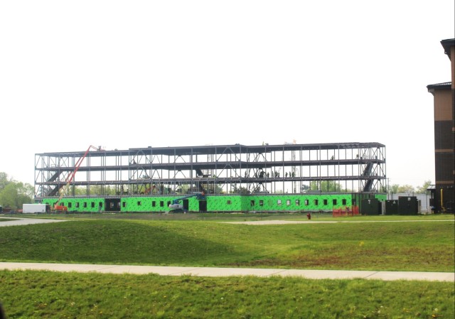 May 2024 barracks construction operations at Fort McCoy