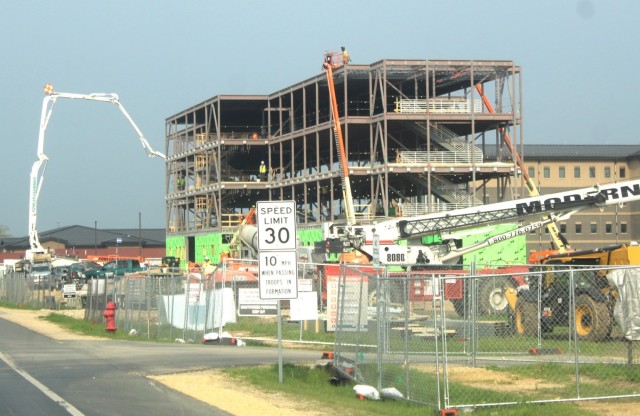 May 2024 barracks construction operations at Fort McCoy