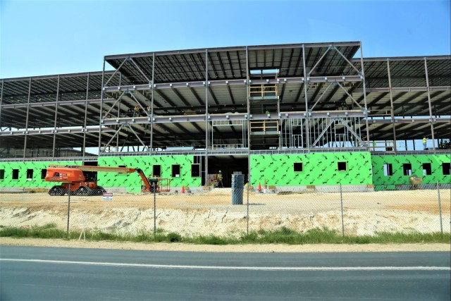 May 2024 barracks construction operations at Fort McCoy