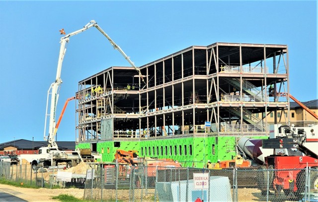 May 2024 barracks construction operations at Fort McCoy