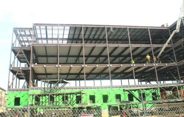 May 2024 barracks construction operations at Fort McCoy