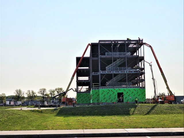May 2024 barracks construction operations at Fort McCoy