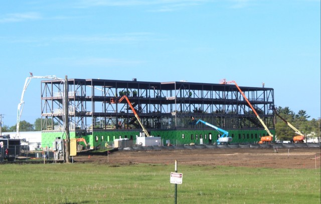 May 2024 barracks construction operations at Fort McCoy
