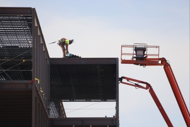 May 2024 barracks construction operations at Fort McCoy