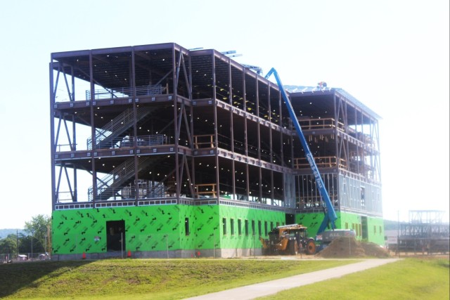 May 2024 barracks construction operations at Fort McCoy
