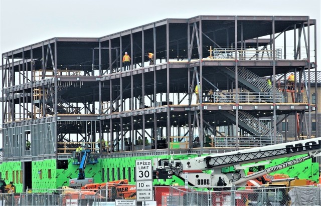 May 2024 barracks construction operations at Fort McCoy