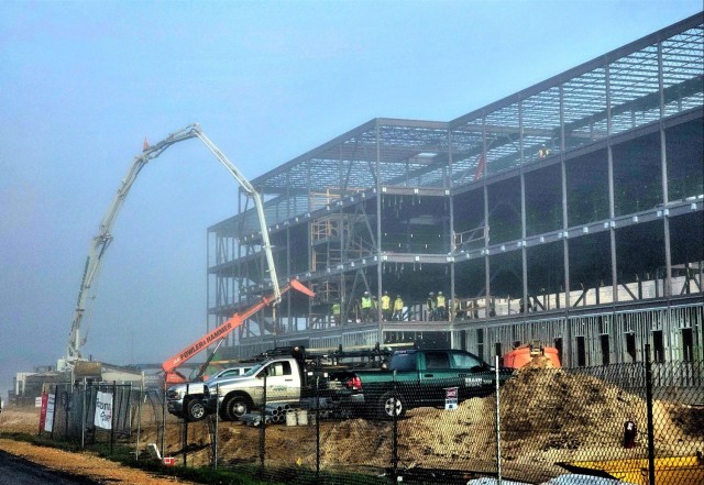 May 2024 barracks construction operations at Fort McCoy