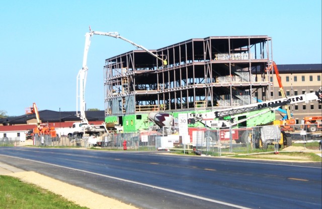 May 2024 barracks construction operations at Fort McCoy