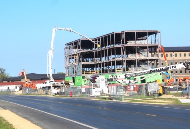 May 2024 barracks construction operations at Fort McCoy