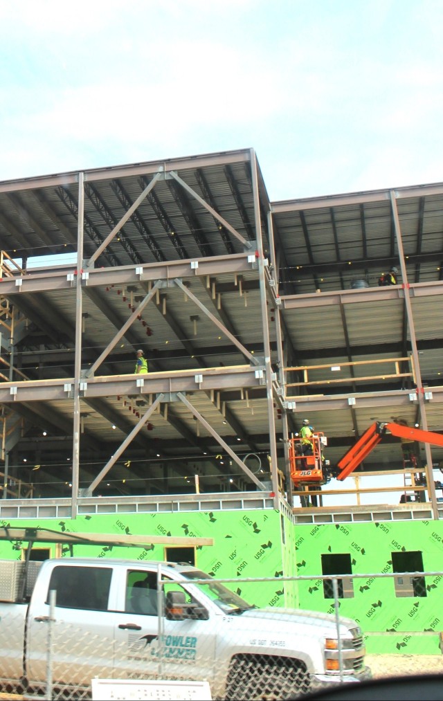 May 2024 barracks construction operations at Fort McCoy