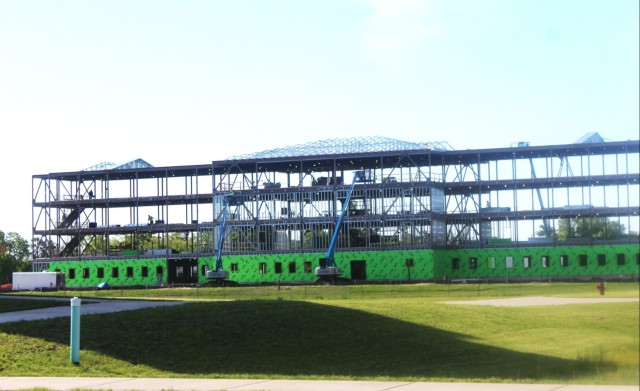 May 2024 barracks construction operations at Fort McCoy