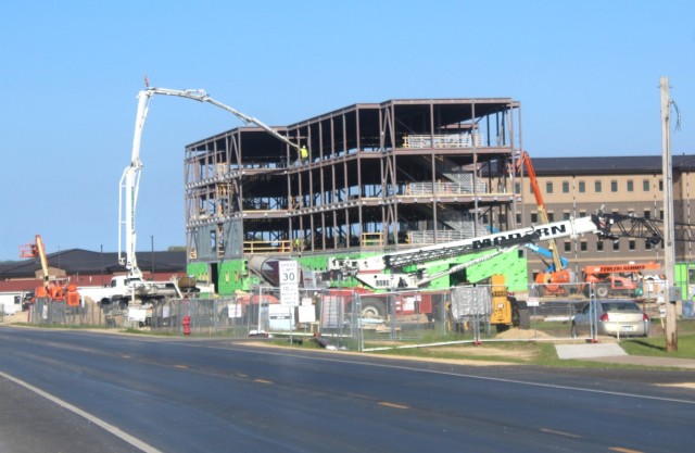 May 2024 barracks construction operations at Fort McCoy