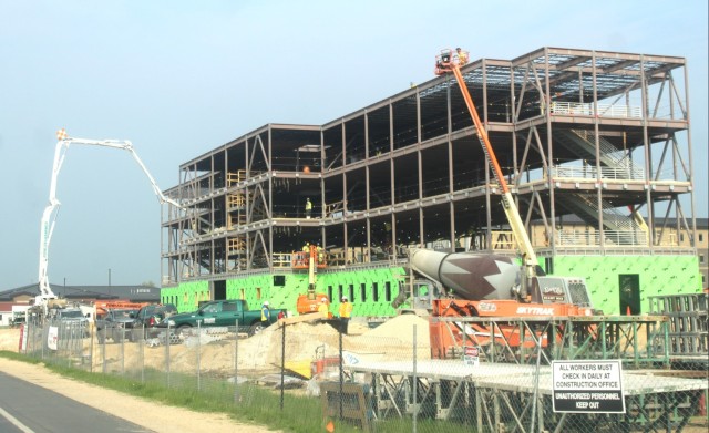 May 2024 barracks construction operations at Fort McCoy