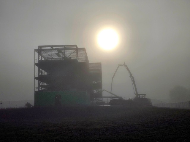 May 2024 barracks construction operations at Fort McCoy