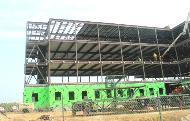 May 2024 barracks construction operations at Fort McCoy