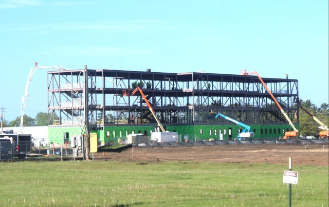 May 2024 barracks construction operations at Fort McCoy