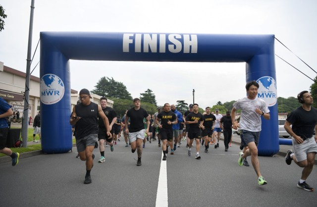 Camp Zama community embodies Army spirit with fun run during Army Week