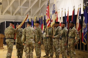 LTC Cooper assumes command of STB, 1st TSC